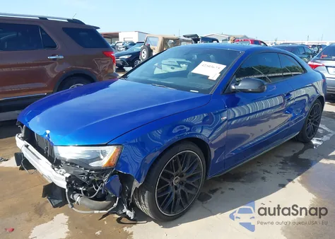 2017 Audi A5 Sport z USA, uszkodzony, nr VIN WAUD2AFR4HA001582